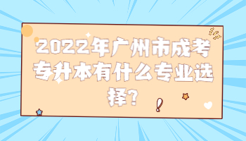 廣州市成考專升本