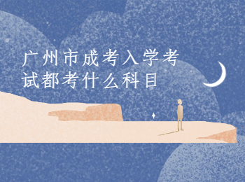 廣州市成考入學考試科目