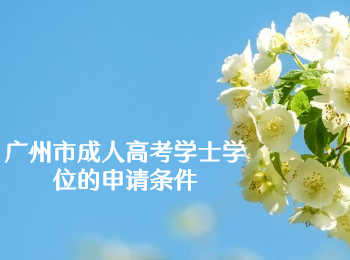 廣州市成人高考學(xué)士學(xué)位