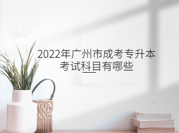 廣州市成考專升本考試科目