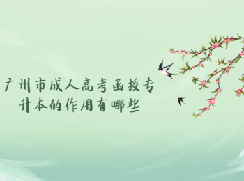 廣州市成人高考函授專升本
