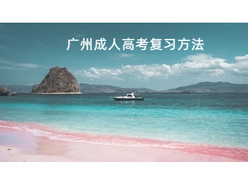 廣州成人高考復習方法