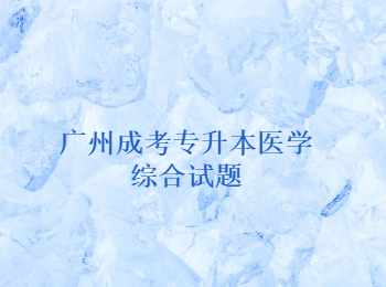 廣州成考專(zhuān)升本醫(yī)學(xué)綜合